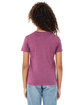 Bella + Canvas Youth CVC Jersey T-Shirt heather magenta ModelBack