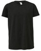 Bella + Canvas Youth CVC Jersey T-Shirt black heather OFFront