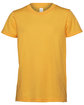 Bella + Canvas Youth CVC Jersey T-Shirt hthr yllow gold OFFront