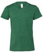 Bella + Canvas Youth CVC Jersey T-Shirt hthr grass green OFFront