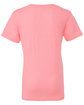 Bella + Canvas Youth CVC Jersey T-Shirt neon pink OFBack