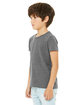 Bella + Canvas Youth CVC Jersey T-Shirt deep heather ModelQrt