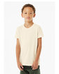 Bella + Canvas Youth CVC Jersey T-Shirt heather natural ModelSide