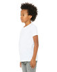 Bella + Canvas Youth CVC Jersey T-Shirt SOLID WHT BLEND ModelSide