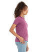 Bella + Canvas Youth CVC Jersey T-Shirt heather magenta ModelSide
