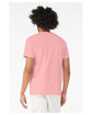 Bella + Canvas Unisex Jersey Short-Sleeve V-Neck T-Shirt PINK ModelBack