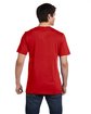 Bella + Canvas Unisex Jersey Short-Sleeve V-Neck T-Shirt RED ModelBack