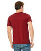 Bella + Canvas Unisex Jersey Short-Sleeve V-Neck T-Shirt CANVAS RED ModelBack