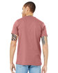 Bella + Canvas Unisex Jersey Short-Sleeve V-Neck T-Shirt MAUVE ModelBack