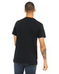 Bella + Canvas Unisex Jersey Short-Sleeve V-Neck T-Shirt VINTAGE BLACK ModelBack