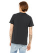 Bella + Canvas Unisex Jersey Short-Sleeve V-Neck T-Shirt dark grey ModelBack