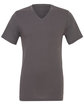 Bella + Canvas Unisex Jersey Short-Sleeve V-Neck T-Shirt ASPHALT FlatFront