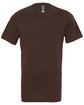 Bella + Canvas Unisex Jersey Short-Sleeve V-Neck T-Shirt brown FlatFront