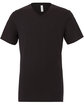 Bella + Canvas Unisex Jersey Short-Sleeve V-Neck T-Shirt VINTAGE BLACK FlatFront