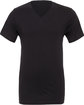 Bella + Canvas Unisex Jersey Short-Sleeve V-Neck T-Shirt DARK GREY OFFront