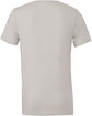 Bella + Canvas Unisex Jersey Short-Sleeve V-Neck T-Shirt SILVER OFBack