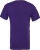 Bella + Canvas Unisex Jersey Short-Sleeve V-Neck T-Shirt TEAM PURPLE OFBack