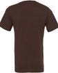 Bella + Canvas Unisex Jersey Short-Sleeve V-Neck T-Shirt brown OFBack