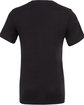 Bella + Canvas Unisex Jersey Short-Sleeve V-Neck T-Shirt DARK GREY OFBack