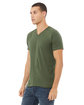 Bella + Canvas Unisex Jersey Short-Sleeve V-Neck T-Shirt MILITARY GREEN ModelQrt