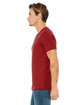Bella + Canvas Unisex Jersey Short-Sleeve V-Neck T-Shirt CANVAS RED ModelSide