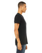Bella + Canvas Unisex Jersey Short-Sleeve V-Neck T-Shirt BLACK ModelSide