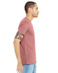 Bella + Canvas Unisex Jersey Short-Sleeve V-Neck T-Shirt MAUVE ModelSide
