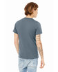 Bella + Canvas Unisex CVC Jersey V-Neck T-Shirt heather slate ModelBack