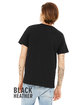 Bella + Canvas Unisex CVC Jersey V-Neck T-Shirt black heather ModelBack