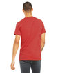Bella + Canvas Unisex CVC Jersey V-Neck T-Shirt heather red ModelBack