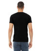 Bella + Canvas Unisex CVC Jersey V-Neck T-Shirt solid blk blend ModelBack
