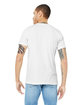 Bella + Canvas Unisex CVC Jersey V-Neck T-Shirt solid wht blend ModelBack