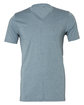 Bella + Canvas Unisex CVC Jersey V-Neck T-Shirt heather slate OFFront