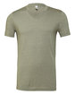 Bella + Canvas Unisex CVC Jersey V-Neck T-Shirt heather stone OFFront