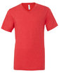 Bella + Canvas Unisex CVC Jersey V-Neck T-Shirt heather red OFFront