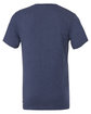 Bella + Canvas Unisex CVC Jersey V-Neck T-Shirt heather navy OFBack