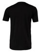 Bella + Canvas Unisex CVC Jersey V-Neck T-Shirt black heather OFBack
