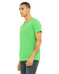 Bella + Canvas Unisex CVC Jersey V-Neck T-Shirt neon green ModelQrt