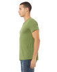 Bella + Canvas Unisex CVC Jersey V-Neck T-Shirt heather green ModelSide