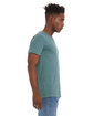 Bella + Canvas Unisex CVC Jersey V-Neck T-Shirt hthr deep teal ModelSide