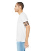 Bella + Canvas Unisex CVC Jersey V-Neck T-Shirt solid wht blend ModelSide
