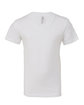 Bella + Canvas Youth Jersey Short-Sleeve V-Neck T-Shirt WHITE FlatFront
