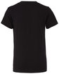 Bella + Canvas Youth Jersey Short-Sleeve V-Neck T-Shirt BLACK OFBack