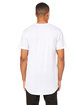Bella + Canvas Men's Long Body Urban T-Shirt white ModelBack