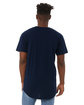 Bella + Canvas Men's Long Body Urban T-Shirt navy ModelBack
