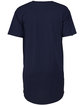 Bella + Canvas Men's Long Body Urban T-Shirt navy FlatBack