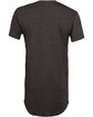 Bella + Canvas Men's Long Body Urban T-Shirt dark gry heather FlatBack