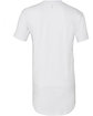 Bella + Canvas Men's Long Body Urban T-Shirt white FlatFront