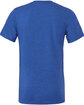 Bella + Canvas Men's Jersey Short-Sleeve Pocket T-Shirt hthr tr roy/ nvy FlatBack