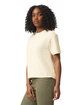 Comfort Colors Ladies' Heavyweight Middie T-Shirt ivory ModelSide